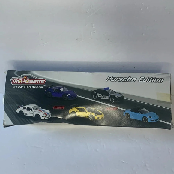 Majorette Toy Cars Porsche Edition Model 5-Car Set New - Picture 7 of 11